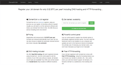Desktop Screenshot of domaincoin.net